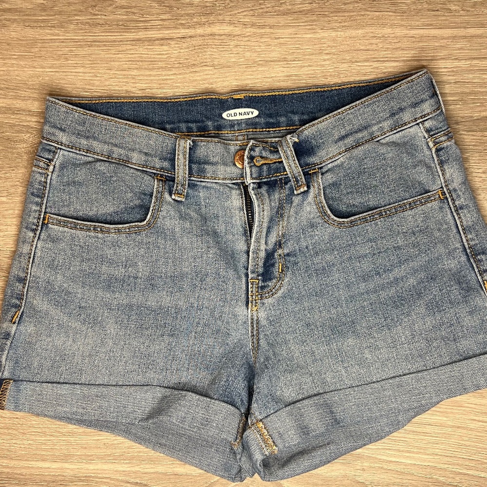 Old Navy denim cuffed shorts